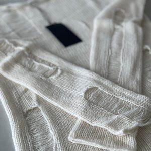 NWT R13 Long Sleeve Cashmere Sweater - Small